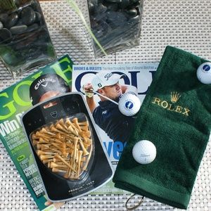 rolex golf towel